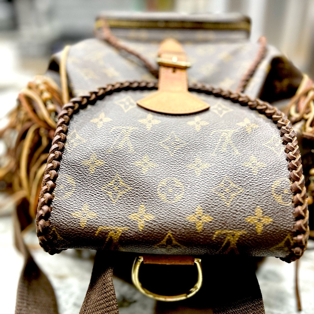 Louis Vuitton Authentic Customized GM Monogram Backpack From Vintage Boho - Picture 13 of 17